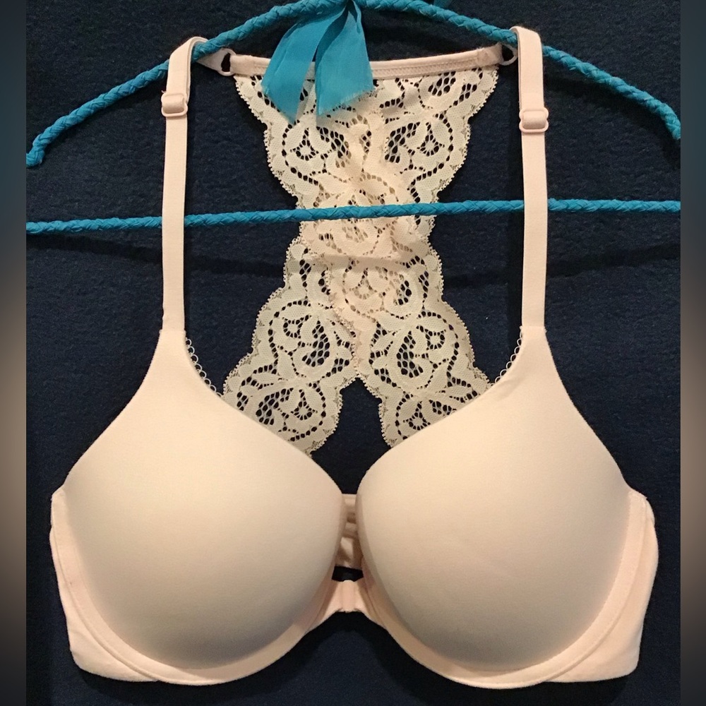 Victoria’s Secret Racerback Perfect Shape bra in baby pink